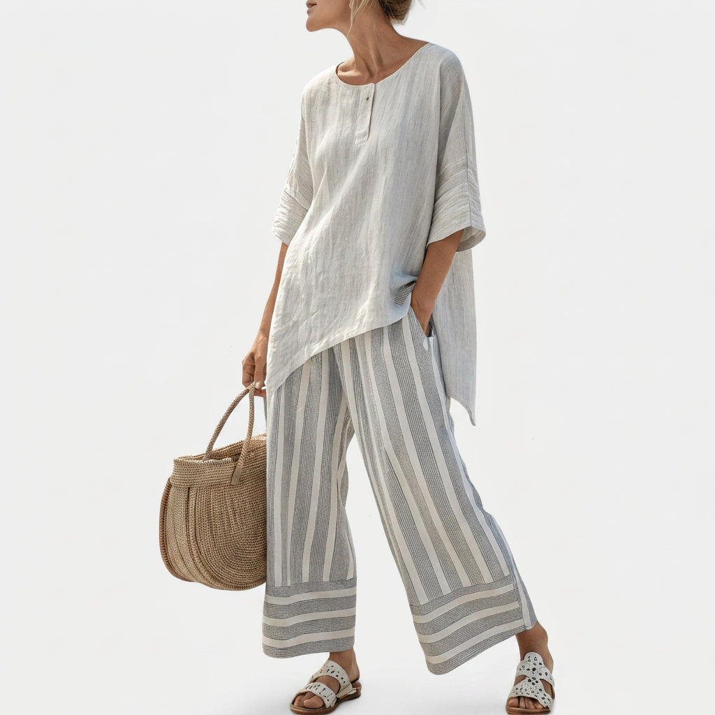 Clarisse | Conjunto Blusa Asimétrica